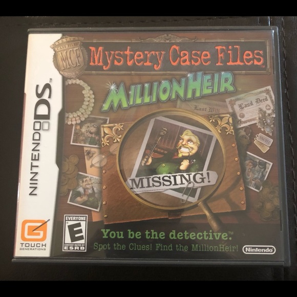 Nintendo DS game - Mystery case files MillionHeir - Picture 1 of 3